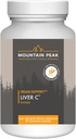 Mountain Peak Nutritionals Maksa C - Elintä täydentää auttaa säilyttämään terve maksan toiminta & energian tuotanto - w/Siliphos® & sieniä - Hypoallergenic Ravintolisä (90 kasvissyöjän kapselit)