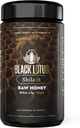 Musta Lotus Pure Shilajit Hartsi raaka hunajan neste fincture, 300 ml, 100% Pure Natural Shilajit miehille ja naisille, Aminohapot, 175 mg Fulvic Acid, 85 ionin trace Minerals, Immunosupport, Focus, Energy
