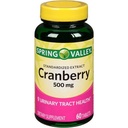 Spring Valley - Karpalo 500 mg, Standardoitu uute, 60 tablettia