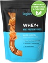 LEGION Whey+ Protein hera-isolaatti ruohikon lehmistä - Whey Protein Isolate Powder Low Calorie, Ei-GMO, Sokeriton, Laktoositon ja Gluteeniton, Kaikki luonnon proteiinijauhe miesten ja naisten (60 tarjoilua)