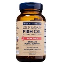 Wiley's Finest Wild Alaskan Fish Oil Peak DHA - 900mg EPA ja DHA Omega-3s - 180 Softgels (90 Servings)