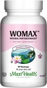 Vaihdevuodet Lisäravinteet naisille Hot Flass & Night Sweats - Hormonitasapaino, vaihdevuodet helpotus naisille & perimenopaussi tuki - musta Cohosh, DIM & punainen Clover - Womax - 60 Ct