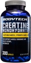 BODYTECH Creatiini Monohydraatti kapselit Micronized tukea lihasvoimaa, massa, ja kestävyyttä (300 kapselia)