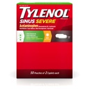 Tylenoli Sinus Vaikea päiväaika Caplets acetaminophen 325 mg, Guaifenesin 200 mg & Fenyyliefriini HCl 5 mg, non- Drowsy Pain Reliever, odottava & Nasal Decongestant, 50 2 t: n matkapakkausta