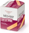 Medique tuotteet 61433 Extra raskas paino Latex Free Flexible kudotut nauhat Bandges, 7/8 tuuman 3-tuumainen, 100 per laatikko