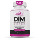 DIM Complex 150mg Hormonaalinen tuki Menopause Relief-lisä Hot Flashs & Hormonal Acne Relief Bioperine, Parsakaali & kalsium Estrogeeni Metabolia Balancing Pillerit naisille 60 kapselia LadyMe