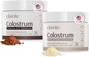Naudan Colostrum Powder (60 tarjoilua) Bundle Grass Fed Colostrum naisille ja miehille - täydennysosa terveille hiuksille, iholle ja kynsille - suklaata & ei maistu - valmistettu Yhdysvalloissa