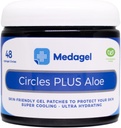 Circles Plus aloe, parabeeniton Hydrogel-tangot, läpipainopakkausten ehkäisy, pikajäähdytys ja rauhoittava helpotus hoitokipuun, ötökän puremiin, rakkuloihin, pieniin paloihin ja hampaisiin, 48 kiertotyynyä