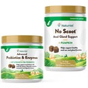 NaturVet Advanced Probiootit, Terveet Entsyymit ja PB6 Probiootti täydentää koirasi vatsa, 120 pehmeät purut & ei Scoot koirille - 120 pehmeät purut - tukee terve anaali Gland & Bowel toiminto