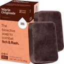 Marie Originals Citch Relief Saippua Body Wash Bar - Kaikki Natural Instant Relief insect Bites, Chicken Pox, Chiggers ja muut ihon ärsytystä eli. Anti- kutina rauhoittava saippua (2 pakkaus)