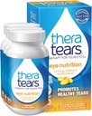 TheraTears 1200 mg Omega 3 täydennysosa silmän ravitsemus, orgaaninen pellavansiemen Triglyseridi Kalaöljy ja E-vitamiini, 90 Lukumäärä (Pack of 3)