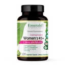 Emerald Labs Women's 45+ Clinical Multi - Monivitamiini laaja-alaista tukea, Bone & Heart Health* - Suunniteltu naisille 45+ - Gluteeniton & kasvissyöjä - 120 Vihanneskapselit (30-päivä tarjonta)