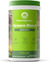 Amazing Grass Greens Blend Energy: Smoothie Mix, Super Greens Powder & Plant perustuu kofeiini, jossa on Matcha Green Tea & Beet Root Powder, sitruunan limetti, 60 tarjoilua (Pakkaus toukokuussa Vary)