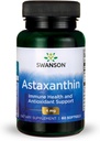 Swanson Astaksantiini Silmät Aivot Ihon terveys Antioksidantti tuki täydentää (Astaksantiini 4 mg) 60 Softgels Sgels