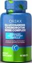 ORZAX All-in-one Joint Support Supplement with Glukosamiini Chondroitin MSM - Turmeeric, Collagen, bromeliini & Boswellia Extract kapselit, Function & Comfort - 90 tablettia