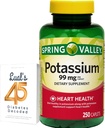 Spring Valley Kalium Heart Health Ravintolisä Caplets, 99 mg, 250 kreivi, Kaliumglukonaatti Bundle Lualin 45 Diabetes Dekoodattu