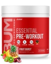 RAW Essential Pre-Workout Powder (Fruit Burst) - Chris Bumstead Sports Nutrition Supplement for Men & Women - Preworkout Energy Powder with comfeine, L-Citrulline, L-tyrosine, & Beta Alanine Blend