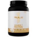 Sääntö 1 Lähde 7 Protein Decadent Flavor, Velvety Smooth Texture, 22g Anytime Protein, ja 10g Luonnollisesti EAA per Serving 7 Premium Lähteet (1,8 punta*, Vanilla Ice Cream)