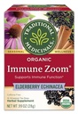 Perinteiset lääkevalmisteet, luomuimmuno Zoom Echinacea Elderberry Tea Immuuni Elderberry, 16 Luku (Pakki 2)