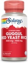SOLARAY Guggul Gum Extract & Red Yeast Rice Terve sydän- ja verisuonitoiminta Tuki 