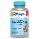 Solaray D-Mannose 1000 mg CranActin Cranberry Supplement 400 mg, virtsateiden terveys ja rakko Tuki kapselit C-vitamiinia, Vegan, 60 päivän takuu, 75 tarjoilua, 150 VegCaps