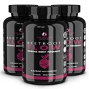 NÄYTTEENOTTO juurijauhekapselit, Punajuurikas 1300mg. Typpioksidi täydentää miesten, tukee Gut Health naisten, energia, aivot, urheilullinen suorituskyky, Heart Health Non GMO 180ct (3)