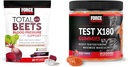 Force Factor yhteensä Beets Verenpaineen tuki 60 purut + testi X180 Gummies Testosteroni Booster miehille 60 Gummies