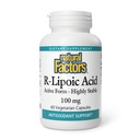 Luonnollinen tekijä, R-lipoiinihappo, antioksidantti tuki, 60 kapselia