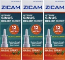 Zicam Intense Sinus Relief, jäähdytysmentoli ja Eucalyptus Pump 0,5 fl oz (määrä 3)