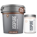 Isopure Protein Powder Low Carb kanssa Creatiini Powder 500g Ei makua, Keto Friendly Protein Powder, 100% Whey Protein Isolate, Protein Maku: hollantilainen suklaa, 7,5 Punta