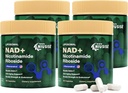 NAD-liite, NAD Nikotinamidi Ribosidi 900 Mg miehille ja naisille, liposomaalinen NAD+ Nikotinamidi Ribosidin, Resveratrol & Quercetinin, energian, NAD+:n tehostamisen, 400 kapselia