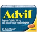 Advil päällystetty Caplets kipu reliever ja kuume reduktori Ibuprofeeni 200 mg, 24