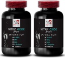 Harjoitus täydentää - NITRIC OXIDE BOOSTER - typpioksidi, typpioksidi täydentää miehille, fyysinen aktiivisuus, voimaa tukea, teho vauhtia, A-AKG, lihastuki 2 pullo 120 tablettia
