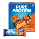 Puhdasta proteiinipatukoita, korkeaa proteiinia, ravitsevia pähkinöitä, jotka tukevat energiaa, vähäsokerista, gluteenitonta, suklaapiirakkaa, 1,76oz, 12 Count (Pack of 1) (Packing May Vary)