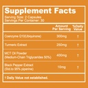 CoQ10 300 mg kapselit, Vegan Supplement for Energy Production, non-GMO, Gluteeniton - 60 kasviskapselia