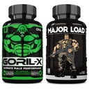 ONL Ultimate Miesten Testosteroni Booster Bundle - GORIL-X & Major Load Lisäravinteet ...