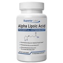Superior Labs Alpha Lipoic Acid 600 mg kapselit, puhdas non-GMO ALA, korkea imeytyminen, hermojen tuki, terve verenkierto ja hermovaste, terve ikääntyminen antioksidantti, 120 Veg Caps, 4-kuukautinen tarjonta