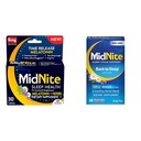 MidNite Time Release 6 mg Melatoniini 30 tablettia ja takaisin uneen 1,5 mg Melatoniini 30 kirsikka makupala tabletteja unilääke Bundle