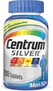 Centrum Hopea monivitamiini miesten 50 Plus, monivitamiini/monimineraali täydentää D3-vitamiinia, B-vitamiinit ja sinkki, gluteeniton, ei-muuntogeenisiä ainesosia - 200