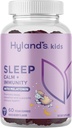 Hyland's Kids Sleep Calm & Immuniteetti tuki melatoniinia, uniapu Gummies C-vitamiinia, sinkkiä, vanderimarjaa ja kamomillaa, auttaa unettomuutta ja levottomuutta, 60 vegaania Gummies