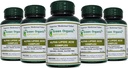 Green Organic Supplements "Alpha Lipoic Acid Complex, ALA, 90 VCaps Alpha Lipoic Acid Capsules (Pack of 5)