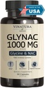 VINATURA GLYNAC täydennysosa 1000MG - Glysiini ja NAC täydennysosa - 90 kapselia