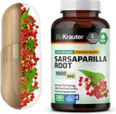 BIO KRAUTER Sarsaparilla juurikapselit - 1000 mg Vahvuus - 250 Vegan Sarsaparilla Extract Caps - Ei täytettä