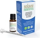 Solace Probiootit Liquid Formula aikuisille ja lapsille - Tiivistetty Blend Ruoansulatuselimistön ja immuniteetin, kliinisesti tutkittu, Easy Ruiskutussovellus, Hypoallergenic - 15ml
