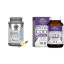 Elämän puutarha Organic Vegan Sport Protein Powder, vanilja - Probiootit, BCAAs, 30g Kasviproteiini & Sinkki täydentää 30mg Korkea Teho Raaka Sinkki ja C-vitamiini Multimineral Supplement