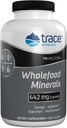 Trace Minerals Wholefood Minerals - Body & Brain Health Support Supplement - Food Health täydennysosa Wildflower Bee Pollen & Atlantic Kelp - Aids Nerve Function & Ruoansulatus - 180 kapselia