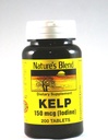 Nature's Blend Kelp 150mcg (jodi), 200 tab, (Pack of 2)