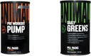 Eläinpumppu Preworkout Greens Greens, Probiootit ja digestio täydentää 30 Count Bundle
