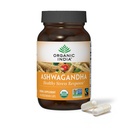 ORGAANINEN INDIA Ashwagandha kapselit - Organic Ashwagandha täydennysosa - Vegaani Ashwagandha juuri, gluteeniton, Kosher, ei-GMO, tukee stressiä lievittää, energia, ja uni - 60 kapselia