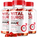 Vital Surge - Vital Surge for Men Gummies, Vital Vita Surge Max Max Max Vahvuus 1050 MG, VitalSurge Supplement Support Gummy Advanced Formula, Premium Vitamiini Gomitas (180 Gummies)